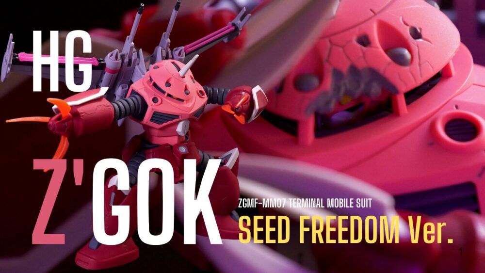 HGCE ズゴック SEEDFREEDOM Ver.&キャバリアーアイフリッド　部分塗装で簡単製作