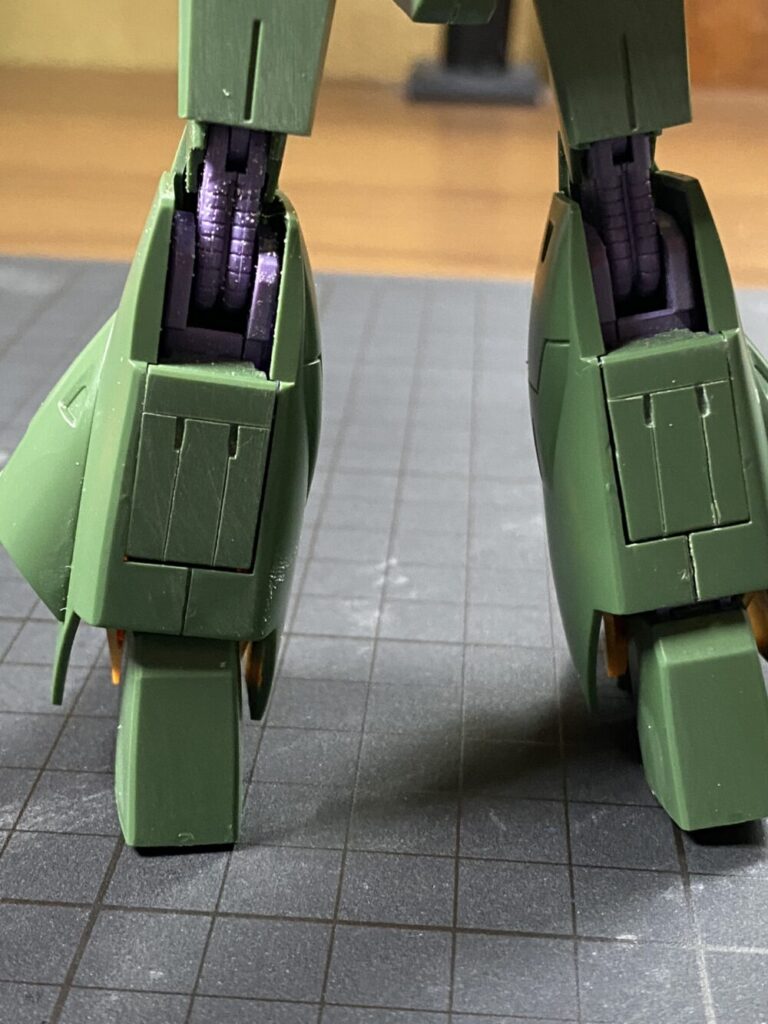 脚部 背面 ディテールアップ