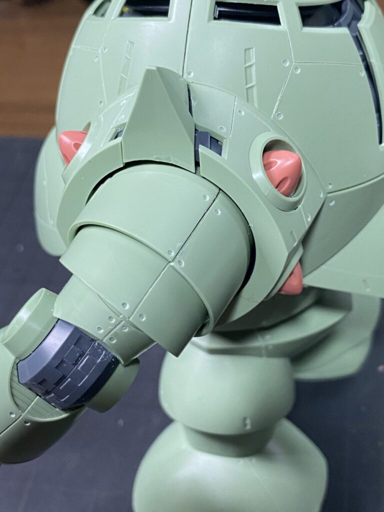 腕部　段落ち化