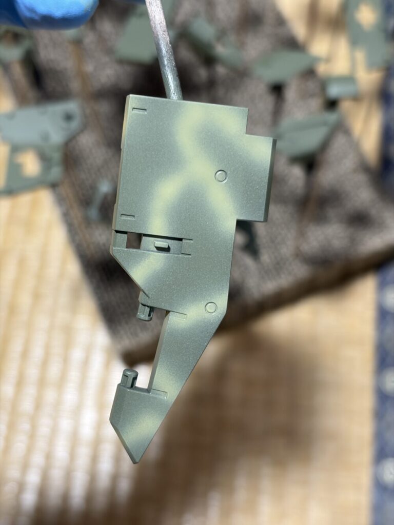 エヴァライトグリーン迷彩　失敗